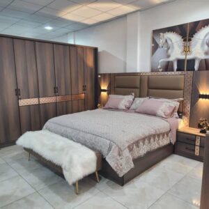 Ensemble Chambre à Coucher Prestige – Modèle Équin Or